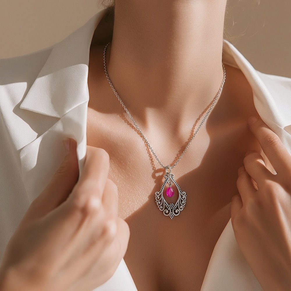 Ruby Necklace - Picture 5 of 12